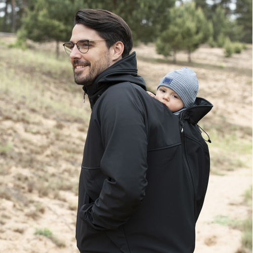 Softshell Babywearing Jacket for Men Allrounder